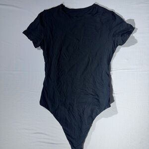Auden Black Short Sleeve Bodysuit